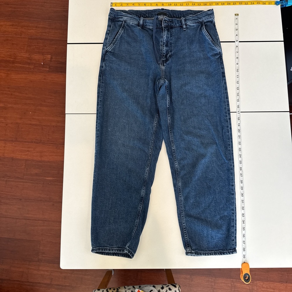 Uniqlo Men's Relaxed Fit Dark Blue Jeans